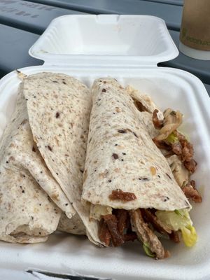 Caesar salad wrap   at Little Audrey's Plant Based Mobile Cafe in Inverness