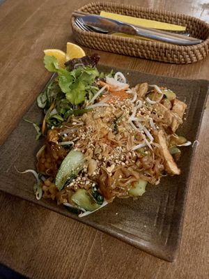 Fried rice noodles with tofu  at Little Hanoi  in Braunschweig