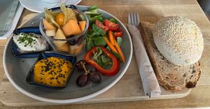 Veganes Dreierlei  at Fiets Kaffeebar in Braunschweig