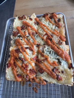 The vegan pizza was better than expected   at Square Pie Guys - Beach St in San Francisco