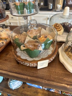 Vegan muffins   at Café Madeleine  in Bridgewater