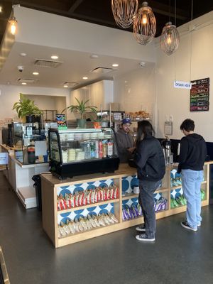 Interior  at Hank's Bagels in Calabasas