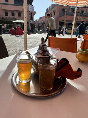 Meint Tea   at Yamy‘s in Marrakech