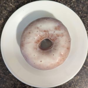 Classic Vanilla Bean doughnut at Poppy Shop in Portland