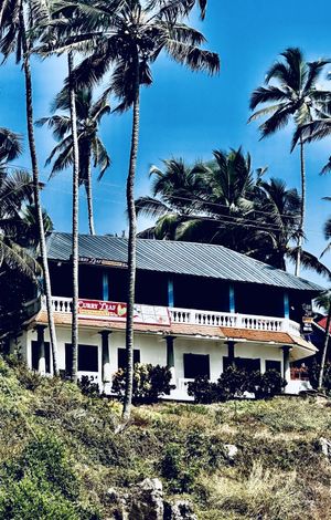 here’s the lovely building overlooking the beachh  at Curry Leaf in Thiruvananthapuram