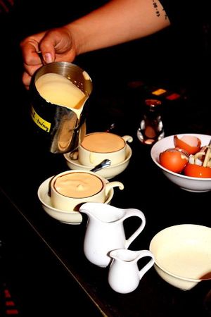 Egg Coffee Demonstration at Hanoi Coffee Culture  in Hanoi