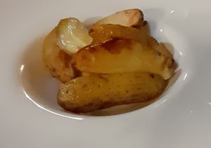Baked potatoes at Bernabò in Bergamo