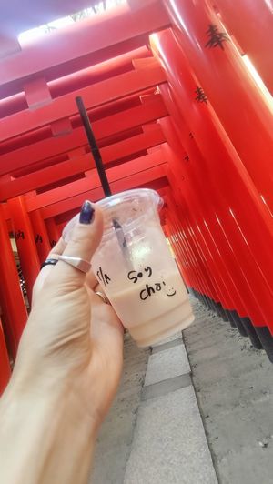 Enjoying a chai-fueled walk at Pathfinder Xnobu - Osaka Tenmangu in Osaka