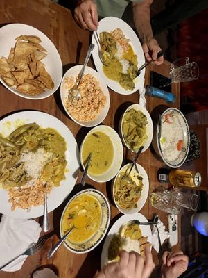 Soooo much food! It was all amazing   at The Garlic Restaurant Udawalawe in Udawalawe