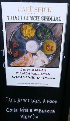  at Café Spice Namasté in East London