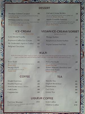  at Café Spice Namasté in East London