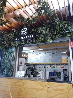 Juice bar at OC Market in Mexico City