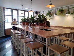 Dining area at Gartnerei - Stockerstrasse in Zurich