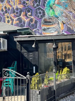 outdoor seating at Agave & Rye in Louisville