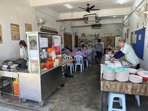 Noodles and mix rice  at Yuen Delight Vege Restaurant in Kajang