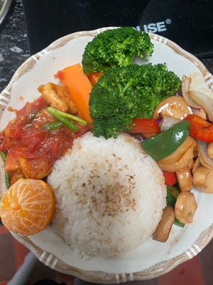 Rice set for 1 person at Tree Vegan Kitchen in Sapa