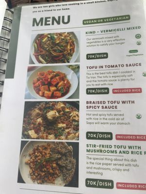   at Tree Vegan Kitchen in Sapa