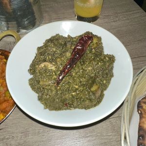 Saag Aloo   at Bukharaa - Street Zaika in Stockport