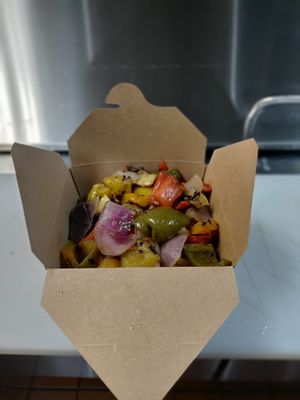 You can choose for your side a mixed vegetables!! at Eat Like A Greek  in Edgewood