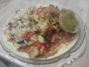 Lunch at Café Fleischlos at Cafe Fleischlos in Essen