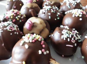 Cake Pops at Cafe Fleischlos at Cafe Fleischlos in Essen