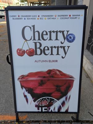 Seasonal smoothie. at HEAL in Milton