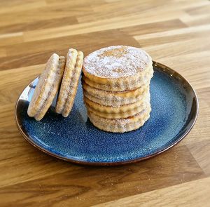 Our irresistible Crunchy Caramel Biscoff Welshcakes! These delectable treats are the perfect blend of crunchy caramel Biscoff, creating a flavour explosion on your tastebuds. at Heavenly Vegan Coffi in Barry