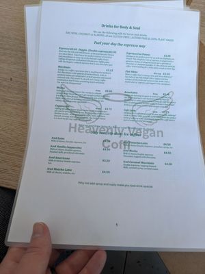  at Heavenly Vegan Coffi in Barry