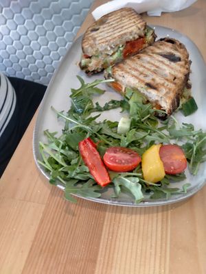 Toastie at Heavenly Vegan Coffi in Barry