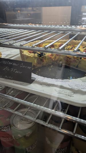 Quiche at Heavenly Vegan Coffi in Barry