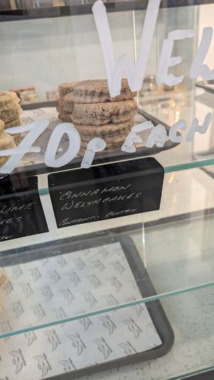Welsh cakes cinnamon at Heavenly Vegan Coffi in Barry