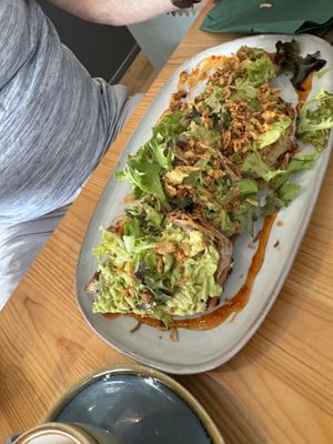 Avocado on toastt  at Heavenly Vegan Coffi in Barry