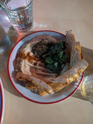 Hummus at Rebelion in Buenos Aires