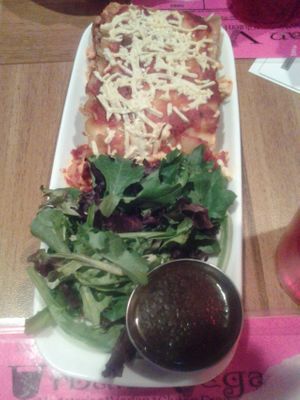 Yummy Lasagna. at Urban Vegan Cafe in Hilton Head Island
