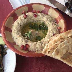 Baba Ganoush at Libanon Restaurant in Dusseldorf