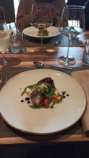 Meal n.2 of 5 course menu at Harfa in Ljubljana