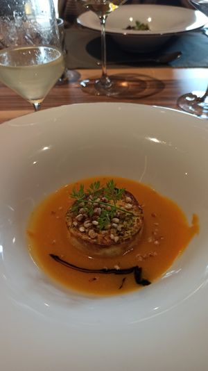 Meal n.3 of 5 course menu at Harfa in Ljubljana