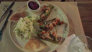 Falafel at Beco do Sol Cafè Restaurant in Barao De Sao Joao