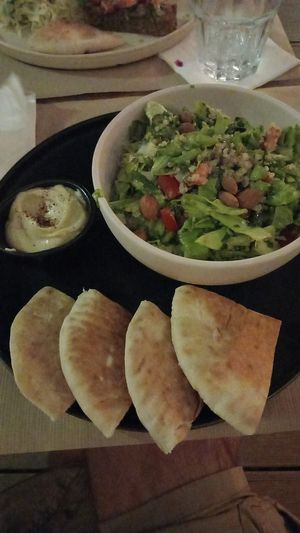 Insalata di quinoa at Beco do Sol Cafè Restaurant in Barao De Sao Joao