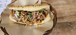 Broodje met Tempeh en Tahoe at Warung Pojok Sari in Haarlem