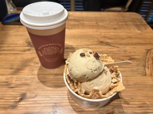 Soy Almond and Maple Walnut Bliss  at Down to Plant - Roppongi Hills   in Tokyo