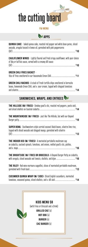  at The Cutting Board in Pueblo