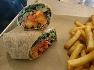 Buffalo Wrap special at The Cutting Board in Pueblo