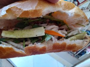 Delicious vegan banh mi at Tuy Duyên in Ho Chi Minh City