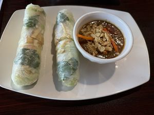 spring rolls   at Thanh Luong Vegetarian in Minnetonka