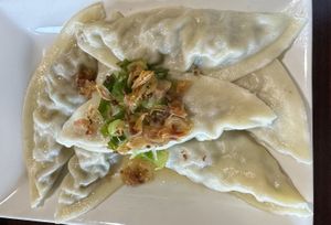 steamed vegetable dumplings  at Thanh Luong Vegetarian in Minnetonka