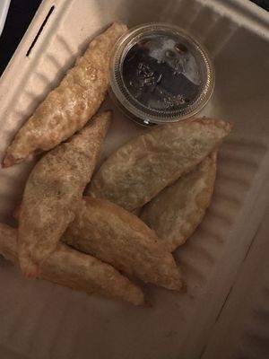 Fried dumplings   at Thanh Luong Vegetarian in Minnetonka