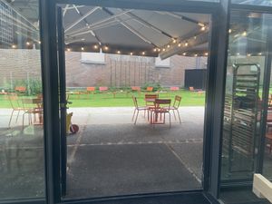 Large terrace  at Museumcafé Centraal in Utrecht