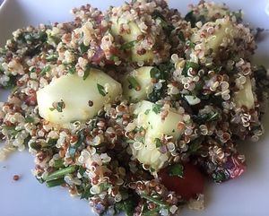 Vegan Quinoa Tabouleh at The Refectory Cafe in Durham