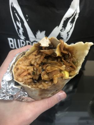 Shrooms burrito  at Burro Blanco - Corniche in Abu Dhabi
